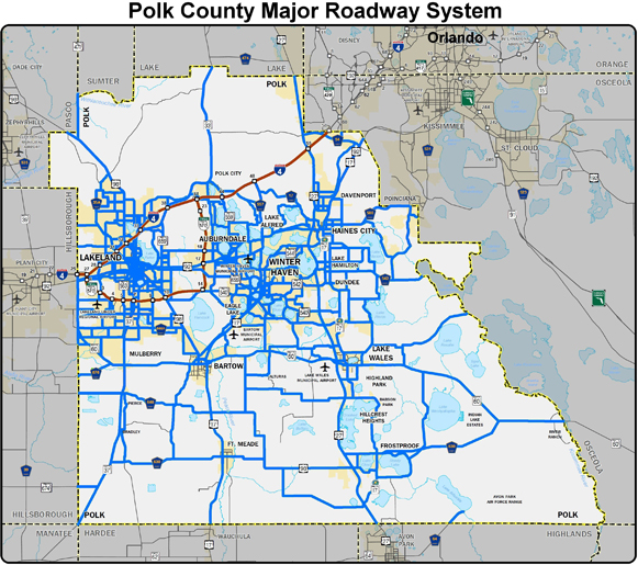 Polk County Map